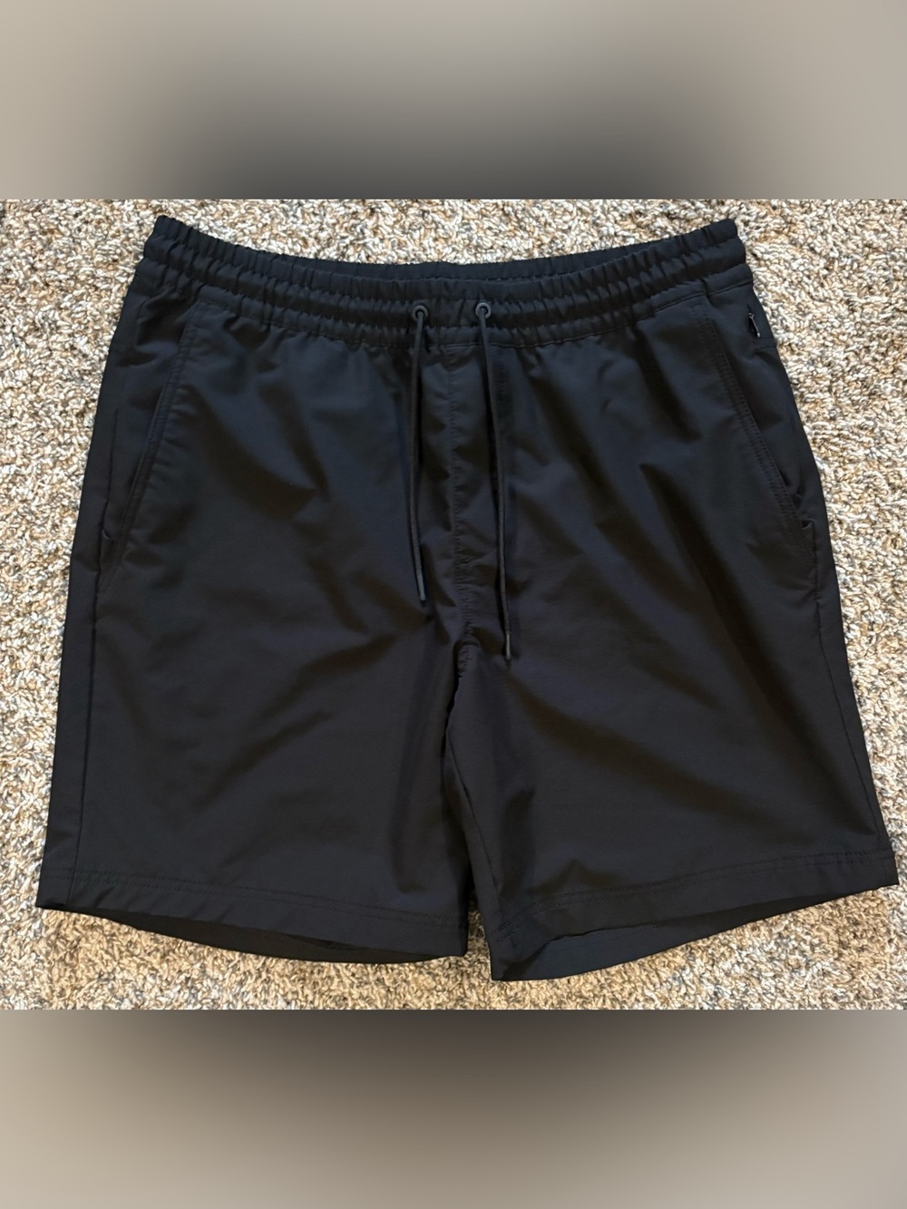 Old Navy Size Large Tall Black Athletic Shorts 8” Inseam
